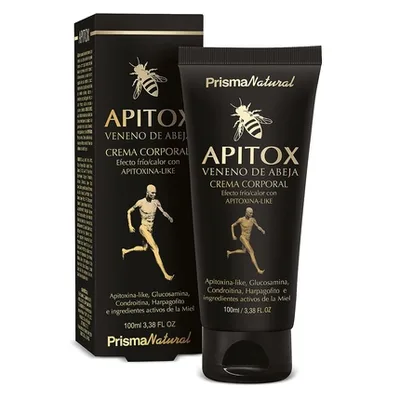 Ulei masaj Prisma Natural Apitox 100 ml, galben