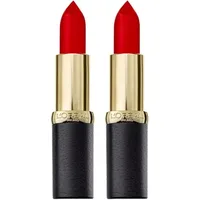 Ruj mat, L'Oréal, Color Rich, roșu intens