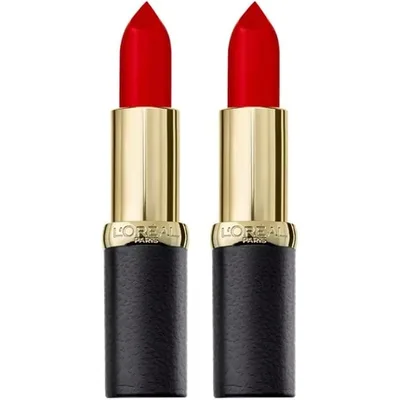 Ruj mat, L'Oréal, Color Rich, roșu intens