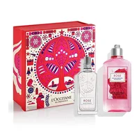 Set cadou apă de toaletă, L'Occitane, trandafir, 100 ml