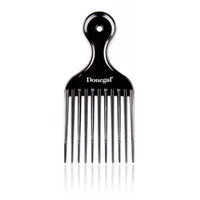 Pieptene păr afro, Donegal, model 1513, plastic negru