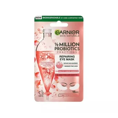 Mască de ochi, Garnier Skin Naturals, 6g, probiotice