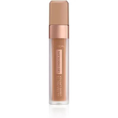 Ruj lichid, L'Oreal Paris, Les Chocolats Ultra Matte, Ginger Bomb, maro