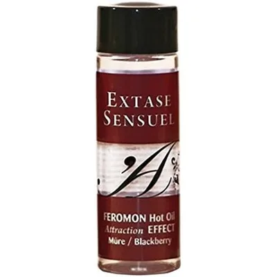 Ulei masaj, Extase Sensuel, Hot Oil, efect atrăgător, mure, 100 ml