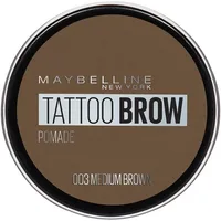 Pomadă sprâncene, Maybelline, Tattoo Brow, maro mediu