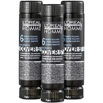 Vopsea semi-permanentă, L'Oréal Professionnel, Homme Cover 5, maro deschis