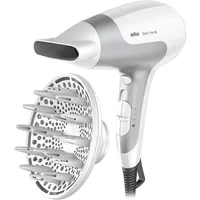 Uscător de păr, Braun, Satin Hair 5, ionizare, gri alb