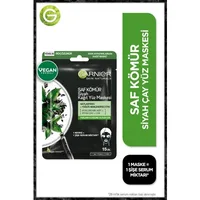 Mască facială, Garnier, Pure Charcoal, 28g