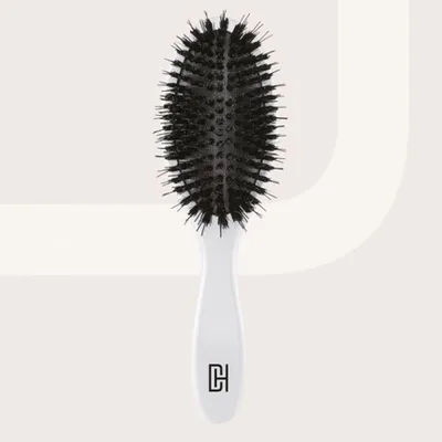 Perie extensii păr, Balmain, DoubleHair, negru, plastic