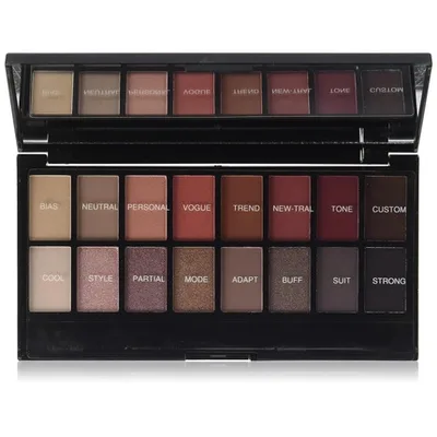 Paletă farduri de pleoape, Makeup Revolution, New-Trals vs Neutrals, 15 nuanțe