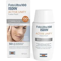 Cremă de față SPF100, ISDIN, Fotoultra Active Unify, fluid 50ml