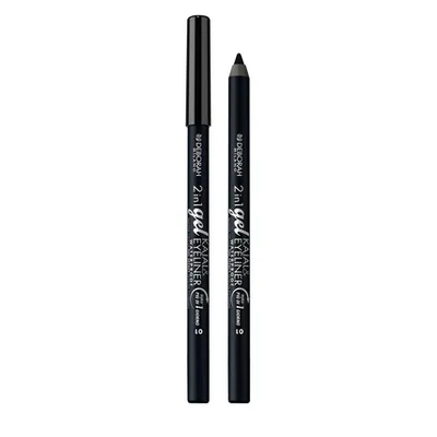 Eyeliner, Deborah Milano, Kajal 2-in-1, negru, 1.21g