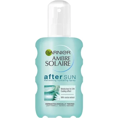 Spray după soare, Garnier, Ambre Solaire, calmant, 200 ml