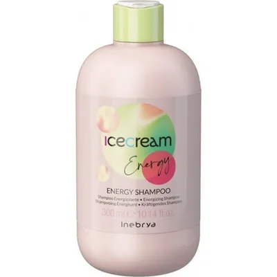 Șampon energizant, Inebrya, Ice Cream Energy, 300 ml