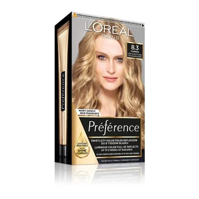 Vopsea de păr, L'Oreal Paris, Recital Preference, blond