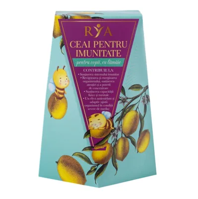 Ceai imunitate copii, RYA, lamaie, echinacea, 60g