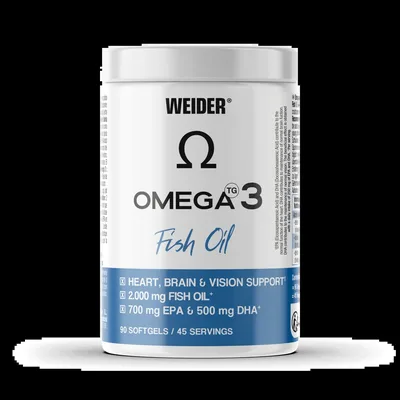 Supliment Omega 3, Weider, 90 capsule, ulei de pește