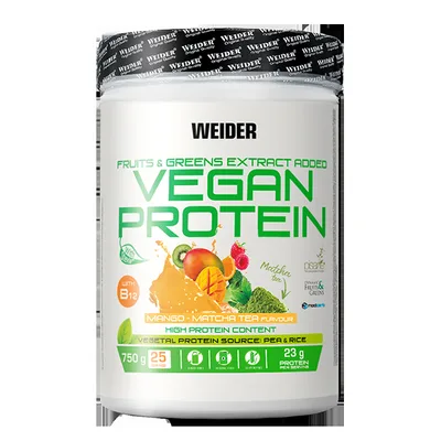 Proteină Vegană, Weider, Vegan Protein, mango, 750 g