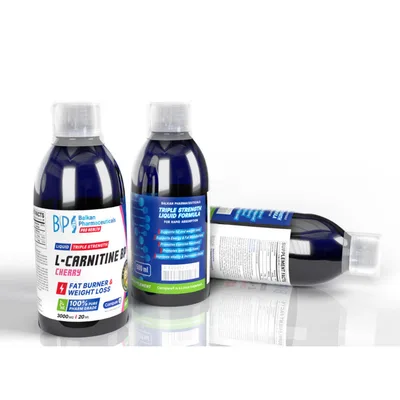 Supliment lichid, Balkan Pharmaceuticals, L-Carnitine BP, 500 ml, aromă vișine