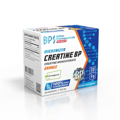 Creatină pulbere Balkan Pharmaceuticals BP, 30 plicuri x 5 g, fără aromă