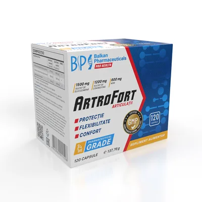 Supliment Articulații, Balkan Pharmaceuticals, ArtroFort, 120 capsule