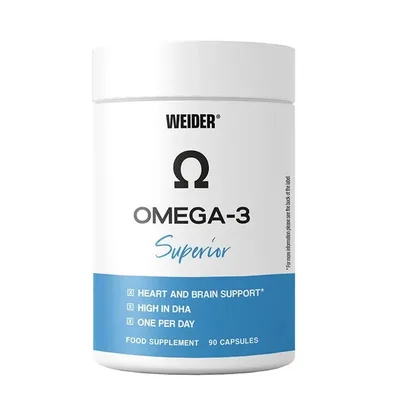 Supliment Omega-3, WEIDER, Superior, capsule ulei de pește, 90 bucăți