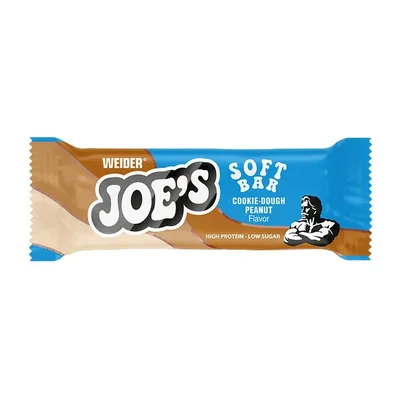 Baton proteic, Weider, Joe's Soft Bar, cookie-dough-peanut, 50 g