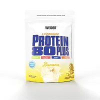 Pudră proteică, Weider, Protein 80+, banană, 500 g