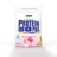 Proteine pudră, Weider Protein 80+, zmeură, 500g