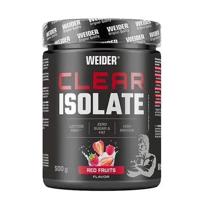 Izolat Proteic, Weider, Clear Isolate, fructe roșii, 500g