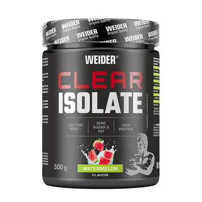 Izolat proteic din zer, Weider, Clear Isolate, pepene verde, 500g