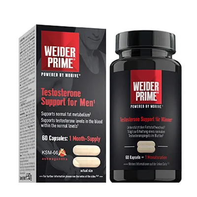 Supliment testosteron, Weider Prime, 60 capsule
