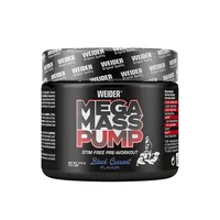 Supliment Pre-Workout, WEIDER Mega Mass Pump, pulbere 270 g, aromă coacăze negre