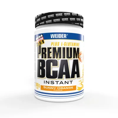 Pulbere BCAA, Weider, Premium, 500 g, portocaliu