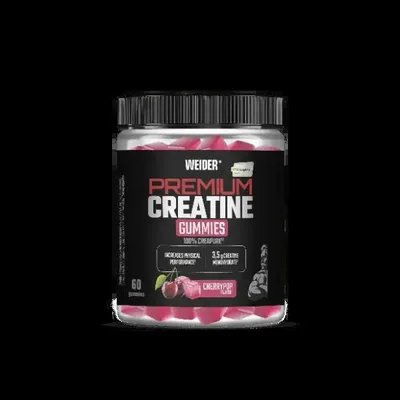 Supliment creatină jeleuri, WEIDER, Premium, CherryPop, 60 bucăți