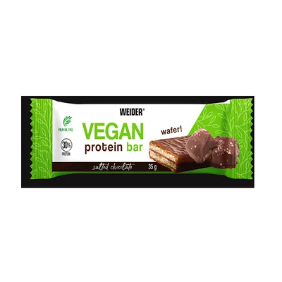 Baton proteic, WEIDER, Vegan, ciocolată sărată