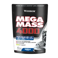 Supliment masă musculară, Weider Mega Mass 4000, vanilie, 4 kg