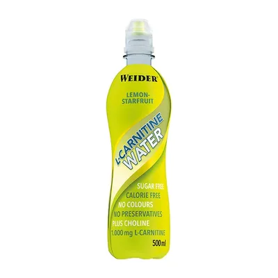 Apă L-Carnitină, WEIDER, 500 ml, lămâie-carambola