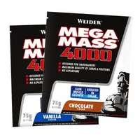 Pulbere proteică, Weider, Mega Mass 4000, ciocolată, 75 g
