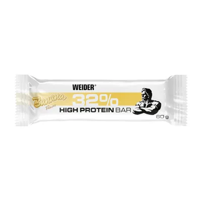 Baton proteic, Weider, 32%, banane, 60g