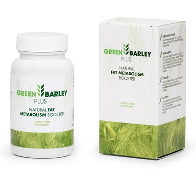 NuviaLab Green Barley Plus - capsule pentru pierderea in greutate - 60 cps