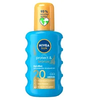 Nivea Sun Protect & Bronze – ulei - spray cu protectie solara pentru bronzare, SPF 30 - 200 ml