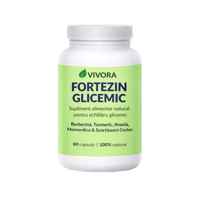 Fortezin Glicemic – capsule pentru susținerea metabolismului și protecție metabolică zilnică – 60 cps