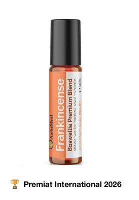 AxioMed Frankincense Oil Roll-On – ulei esential de tamaie cu 5 specii Boswellia – 20 ml