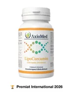 AxioMed LipoCurcumin – supliment alimentar sub forma de capsule, cel mai puternic antiinflamator natural – 120 cps