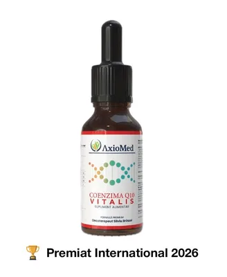 AxioMed Coenzima Q10 Vitalis – supliment alimentar sub forma de picaturi cu coenzima Q10 – 100 ml