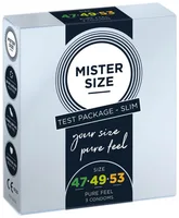 Prezervative, Mister Size, 3 bucati, subtiri si umede