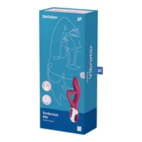 Stimulator Satisfyer Embrace Me, 21cm, Berry