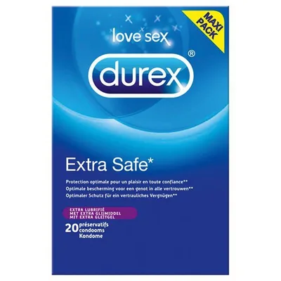 Prezervative, Durex, Extra Safe, 20 buc