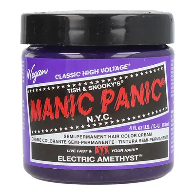 Vopsea de păr semi-permanentă, Manic Panic, Electric Amethyst, 118ml